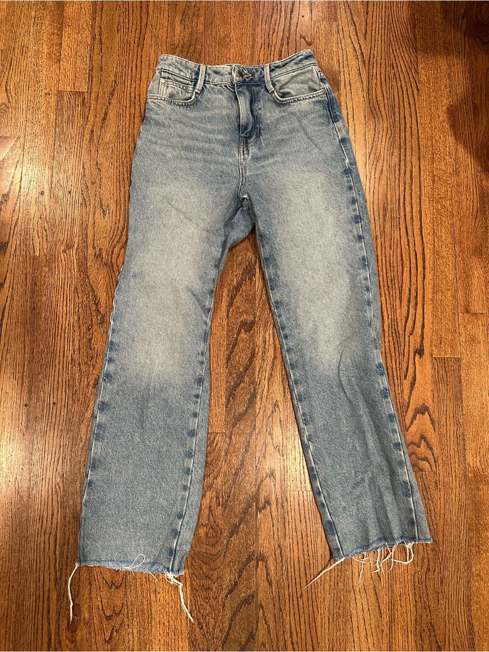 Zara Light Wash High-Rise Straight Women's Jeans size 2